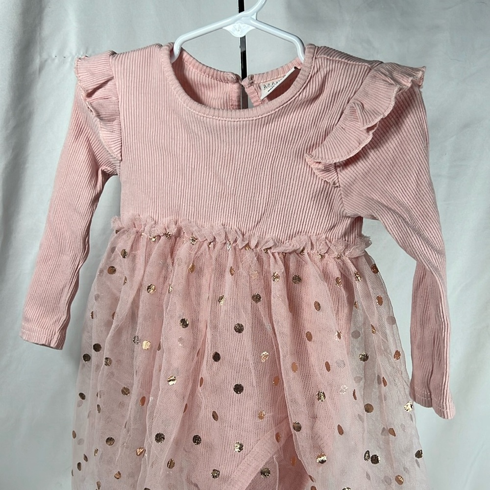 Madison Layne Blush Pink Sparkle‎ Kids Dress